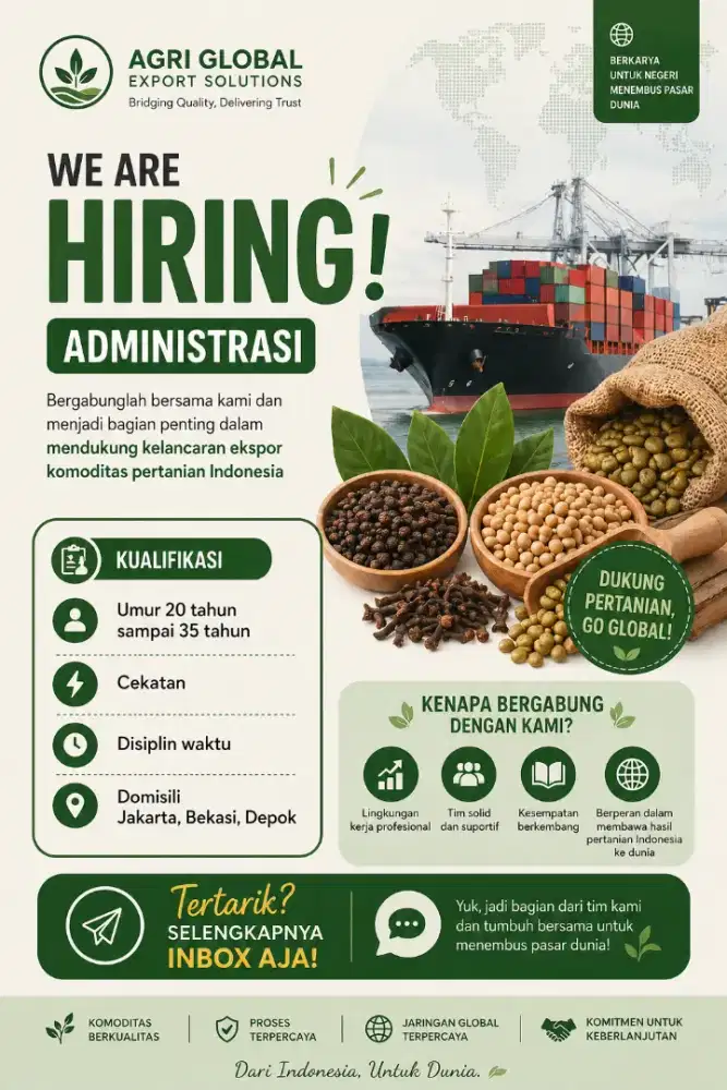 Dibutuhkan segera administrasi