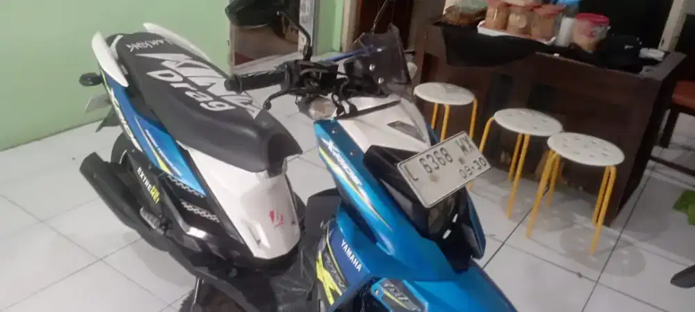 Motor bekas pemakaian baru 1minggu di jual karena mau jenguk orang tua