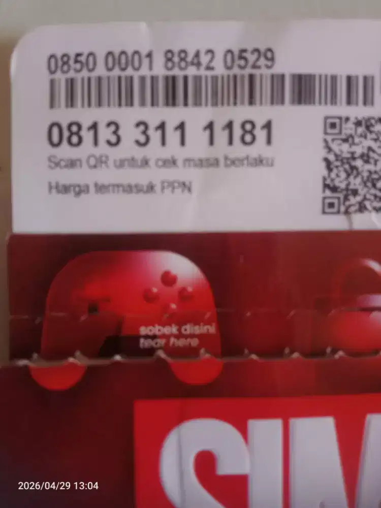 Nomor cantik Telkomsel 11 digit