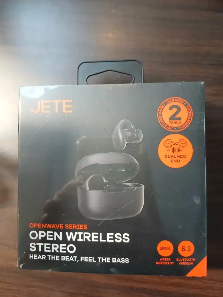 Open Ear OWS Clip JETE OpenWave Headset Lari dan Kerja ENC 2 Mic