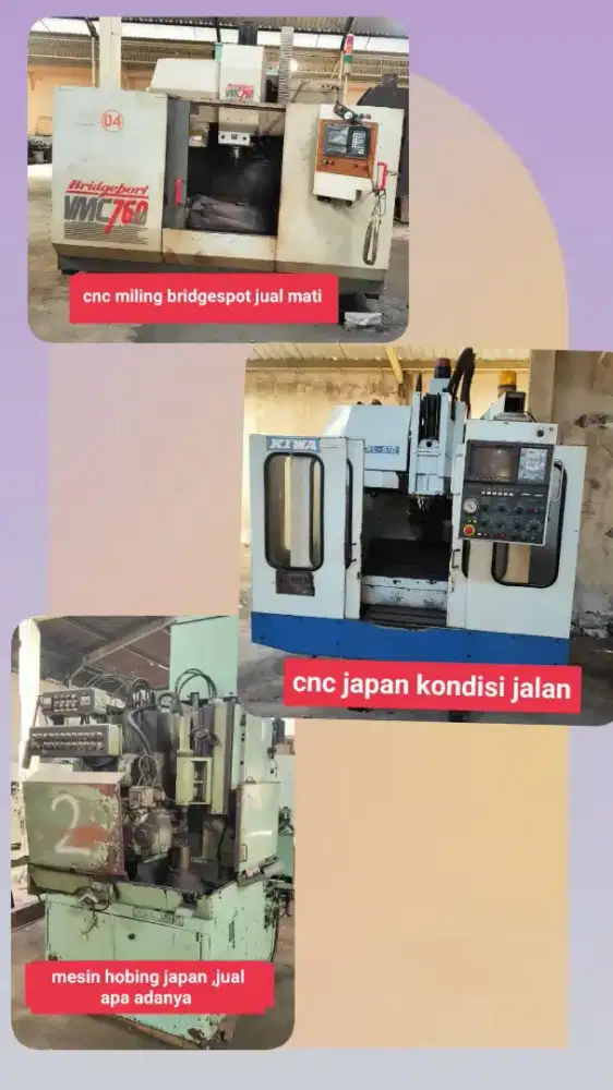 Cnc miling dan hobing