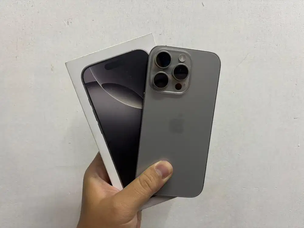 Iphone 16 pro inter All operator Dual Sim fisik. No minus. Fullset