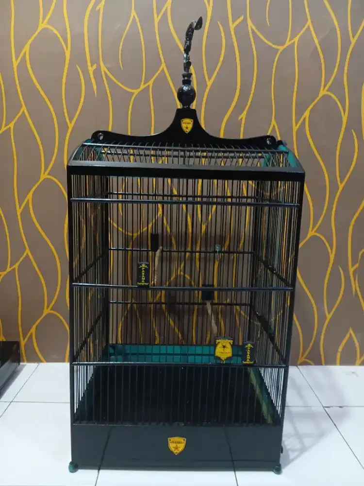 Kandang burung bekas pakai cucak ijo