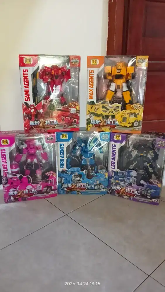 Mainan Robot Import 5 In 1