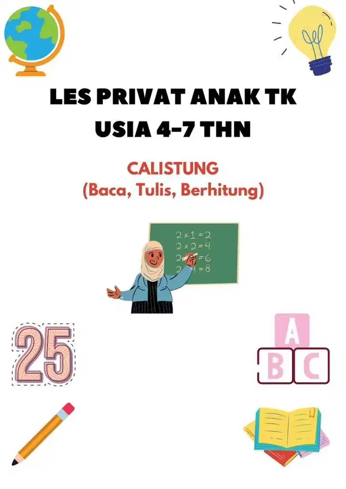 Les Privat anak anak usia 2-8thn