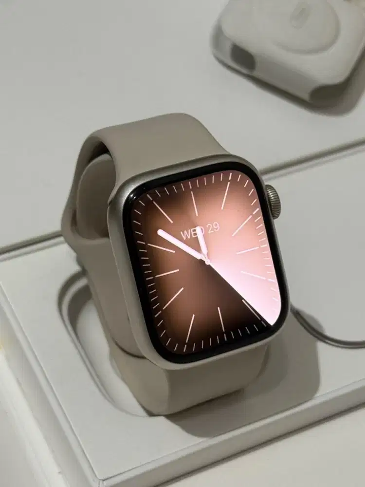 Apple Watch Series 8 41mm Starlight Fullset Original