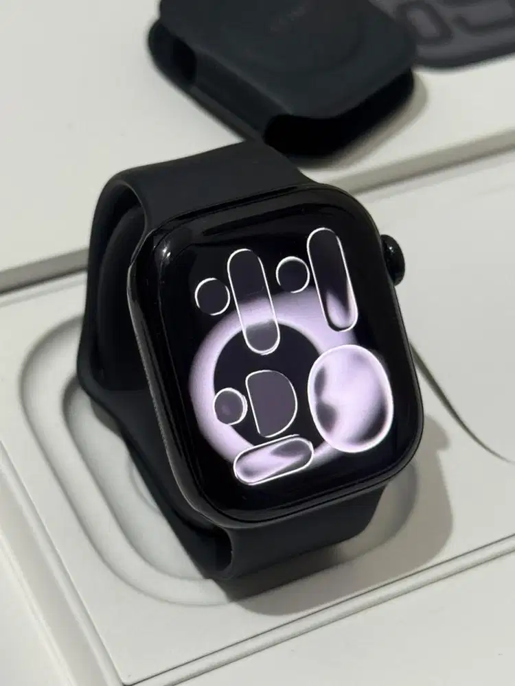 iBox Apple Watch Series 10 42mm Jet Black Fullset IC/B Garansi On 2026