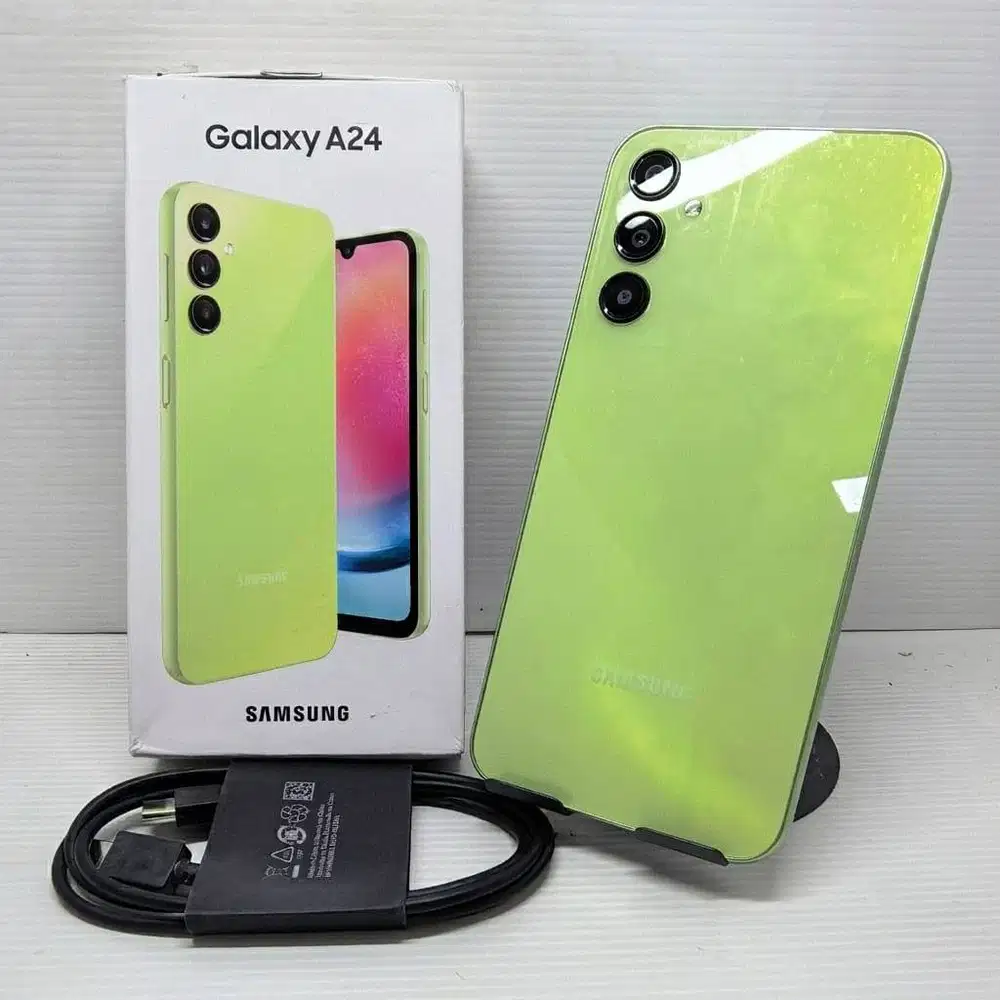 HOT SALE! SAMSUNG GALAXY A24 8/128 LIME NO MINUS FULLSET SEIN