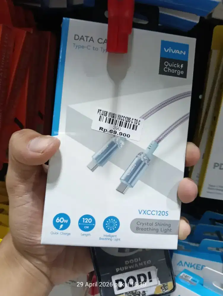 USB VIVAN VXCC120S C TO C |ATLANTIS DAHSYAT