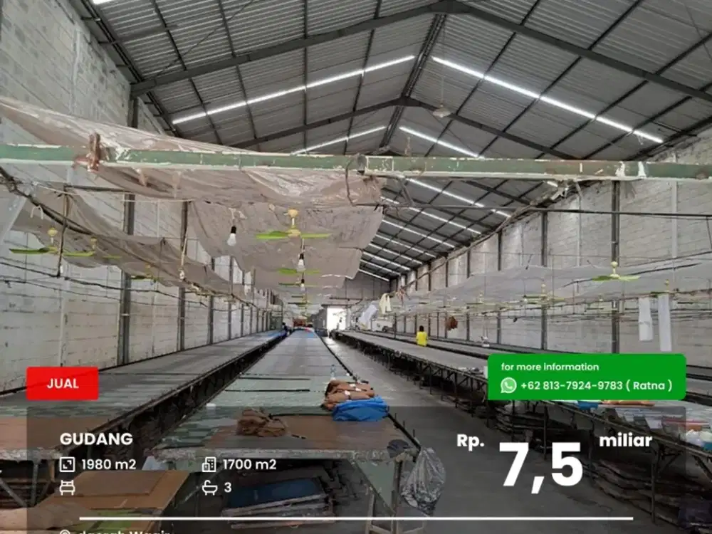 Gudang kondisi baik di Wagir