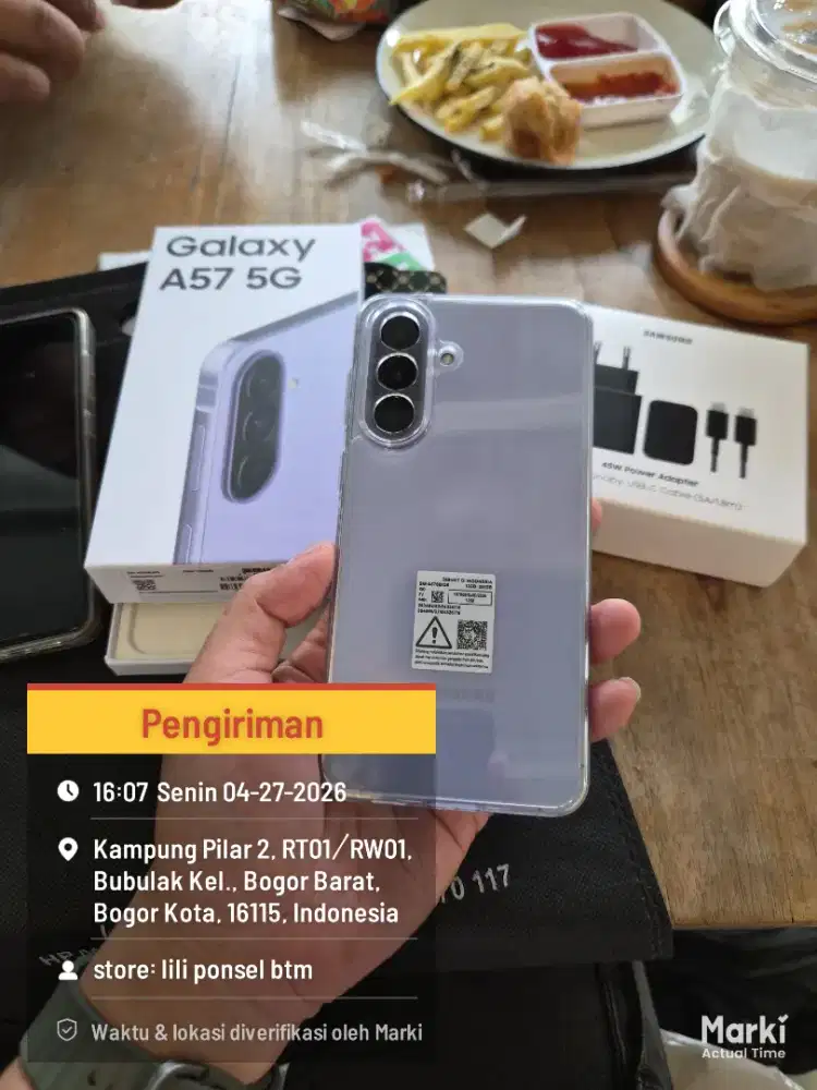 Hp samsung galaxy a57 ram 12+12/256