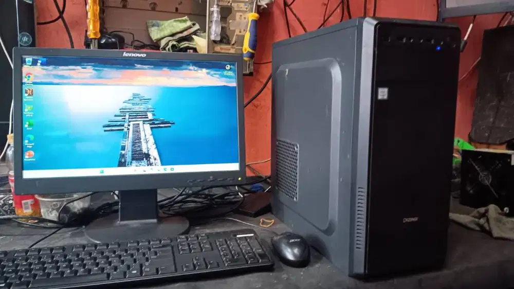 PC FULLSET AMD A6 6400 RAM 8 GB HARDISK 500 GB MONITOR 19 IN