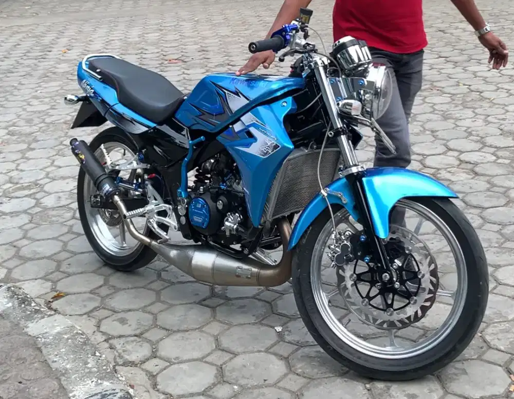 Di jual 1 unit ninja r up ss plat BK 2009