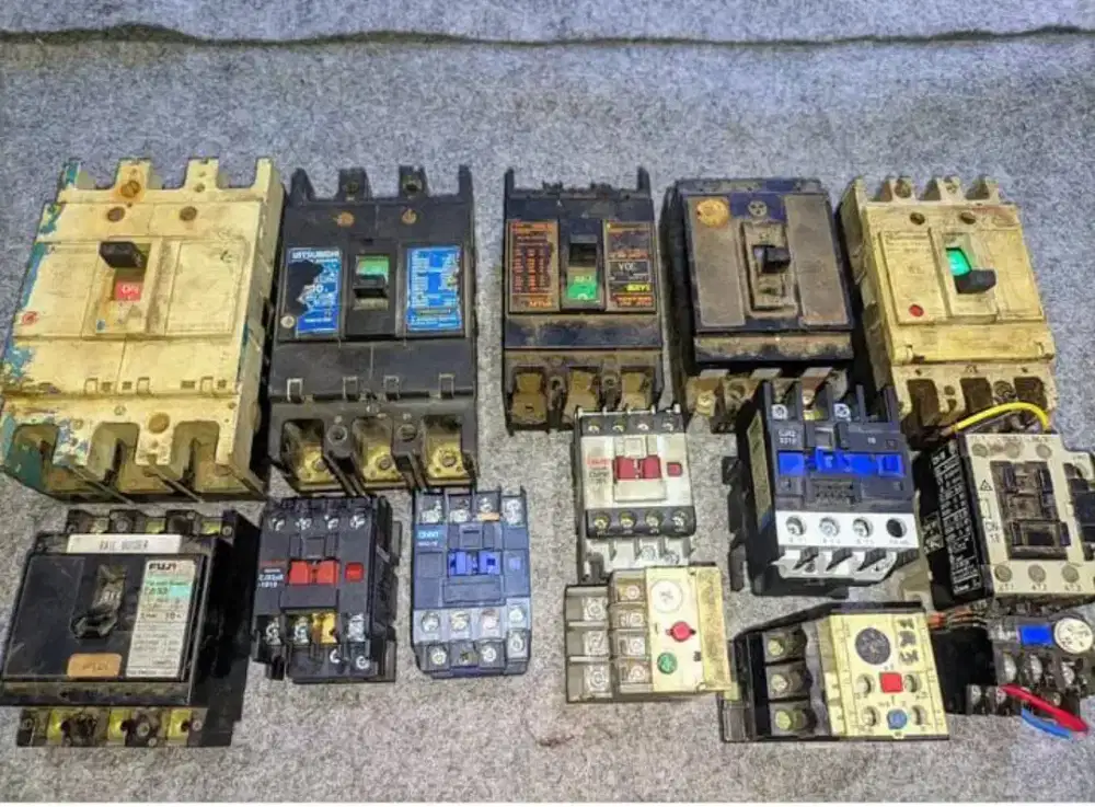 Siap tampung alat listrik contaktor,MCB,elcb, dll