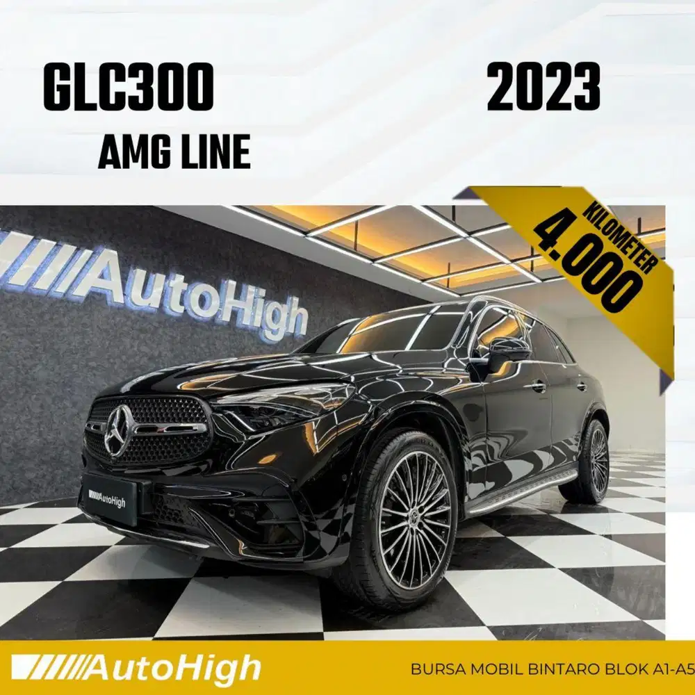 DP10% [Km4.000] GLC300 AMG 2023 Black / GLC 300 Reg 2025 #AUTOHIGH