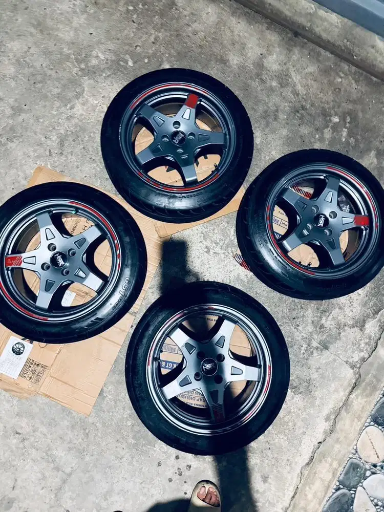 Jual Velg HSR dan Include Ban R16/195/50