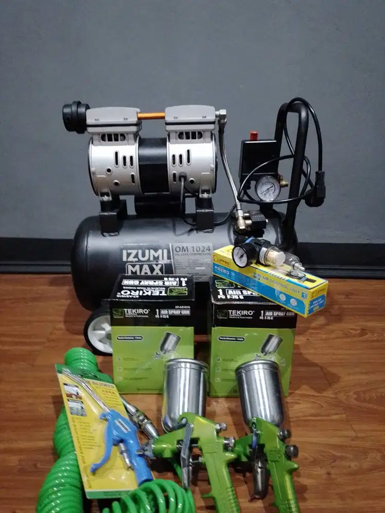 IZUMI MAX OM 1024 Kompresor Oil-Less & Assesoris Pengecatan