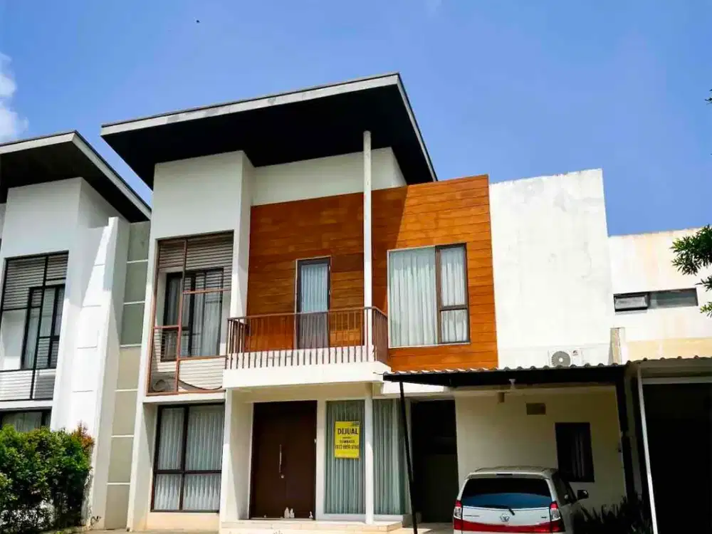 DI JUAL CEPAT RUMAH LUAS DUA FASAD CLUSTER DIVENA AVANI DI BSD CITY