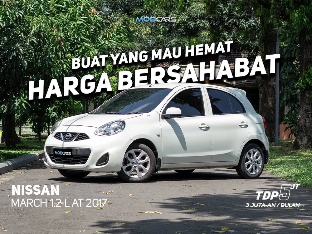 MARCH L AT 2017 PUTIH NISSAN AUTOMATIC