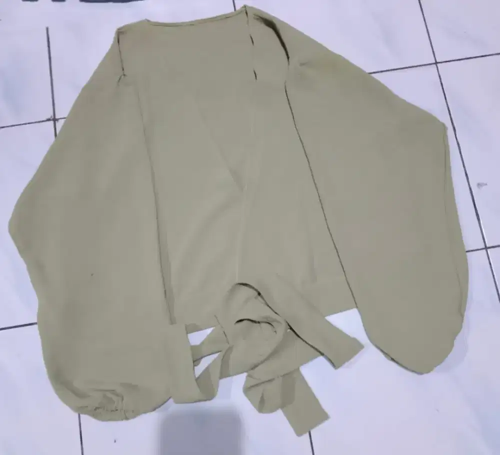 [BU CEPAT] One Set Serut Sage Green Oversize