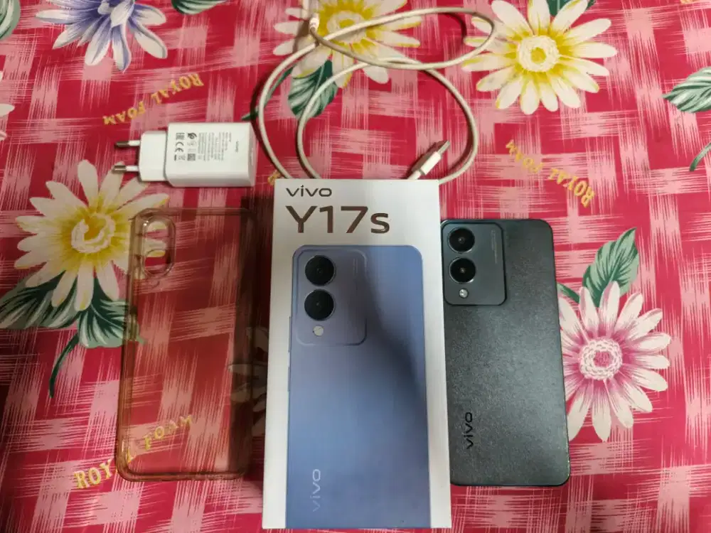 Vivo Y17s 6+6/128 Forest Green Fullset No Minus Lecet Pemakaian Aja