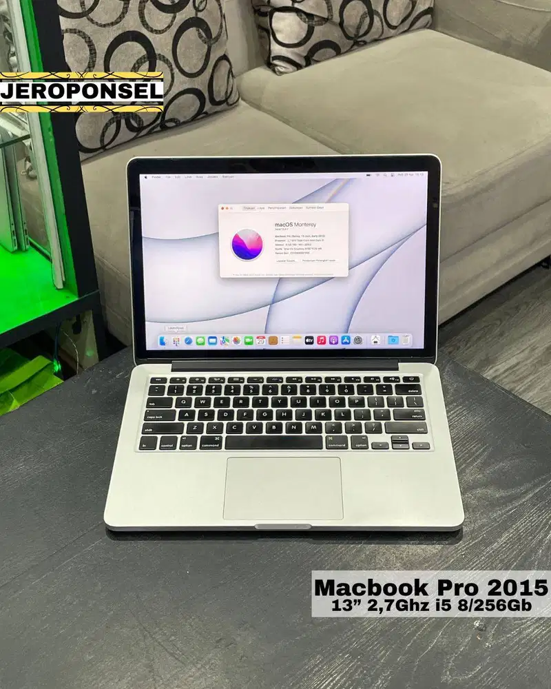 MACBOOK PRO 2015 13” i5 8/256GB MULUS ORIGINAL GARANSI