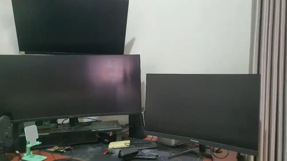 Jual triple monitor paket lengkap diatas 60hz