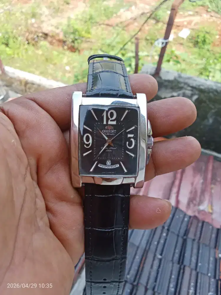 Jam Orient vintage otomatis original diameter besar
