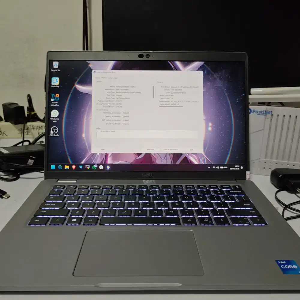 Laptop Dell Latitude 5420 Touchscreen i5 Gen 11 irisXE Mulus