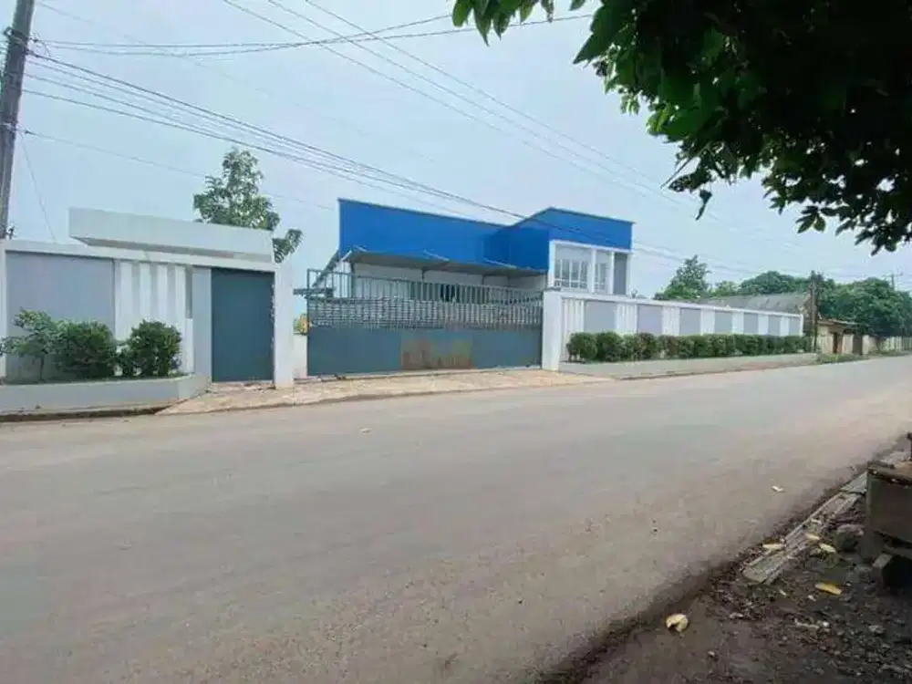 DIJUALDISEWAKAN Gudang Bangunan Baru Akses Container 40feet