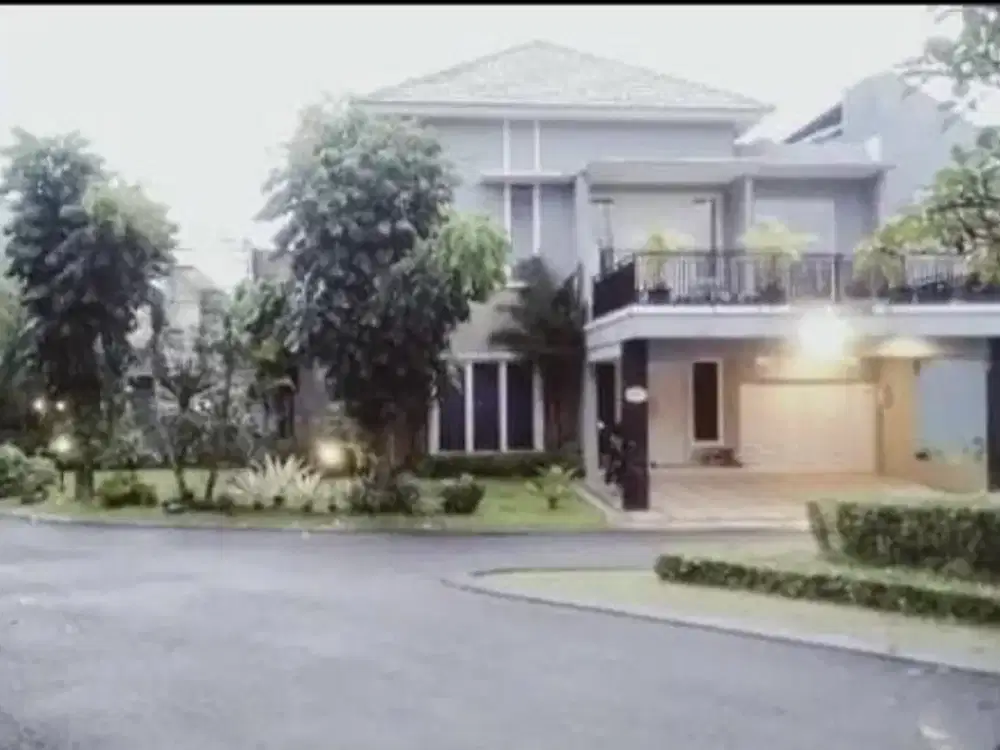 dijual rumah mewah komplek bsd serpong tangsel