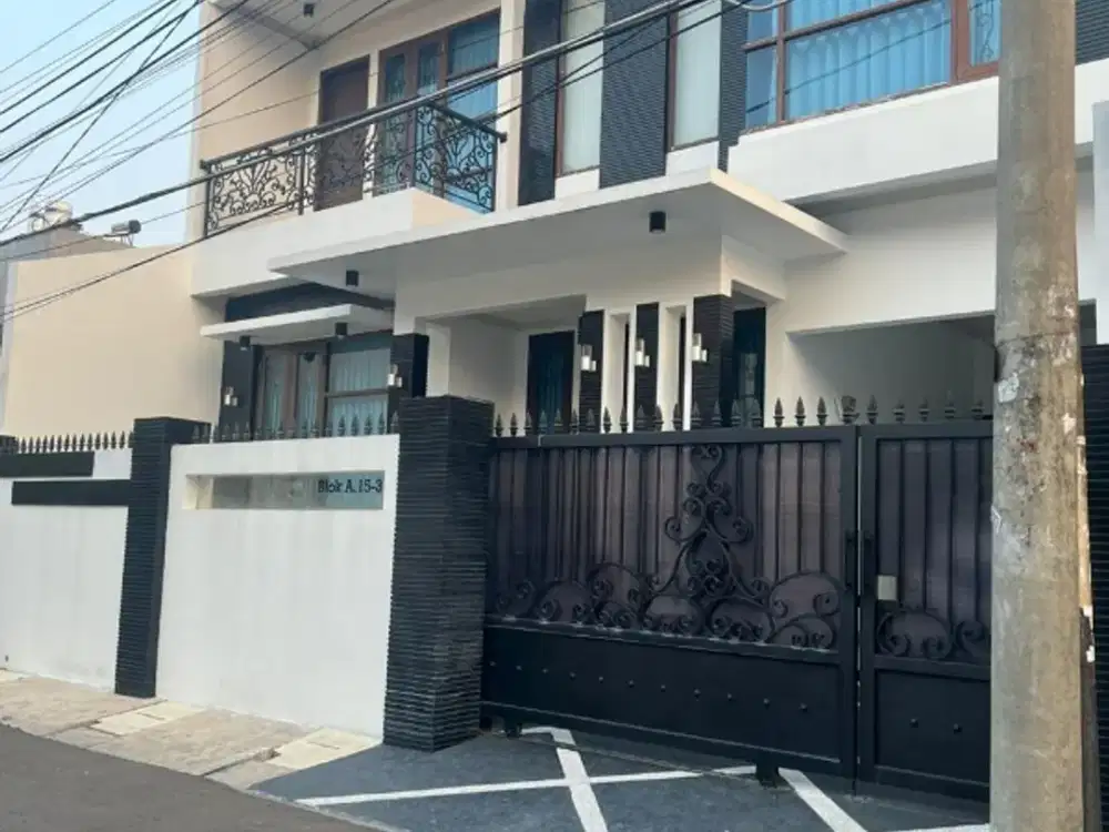 dijual rumah brand new komplek meruya jakarta barat