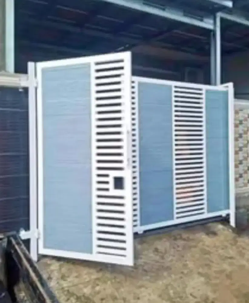 Gerbang minimalis dan elegan