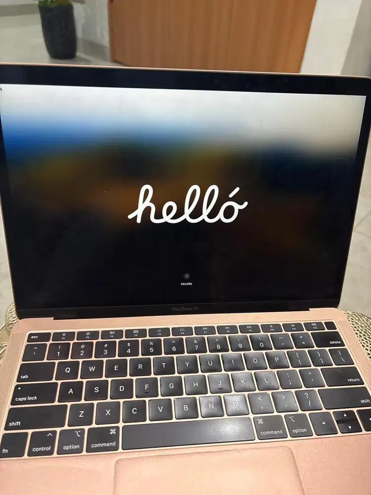 Macbook air 2018, rosegold 128 GB, preloved