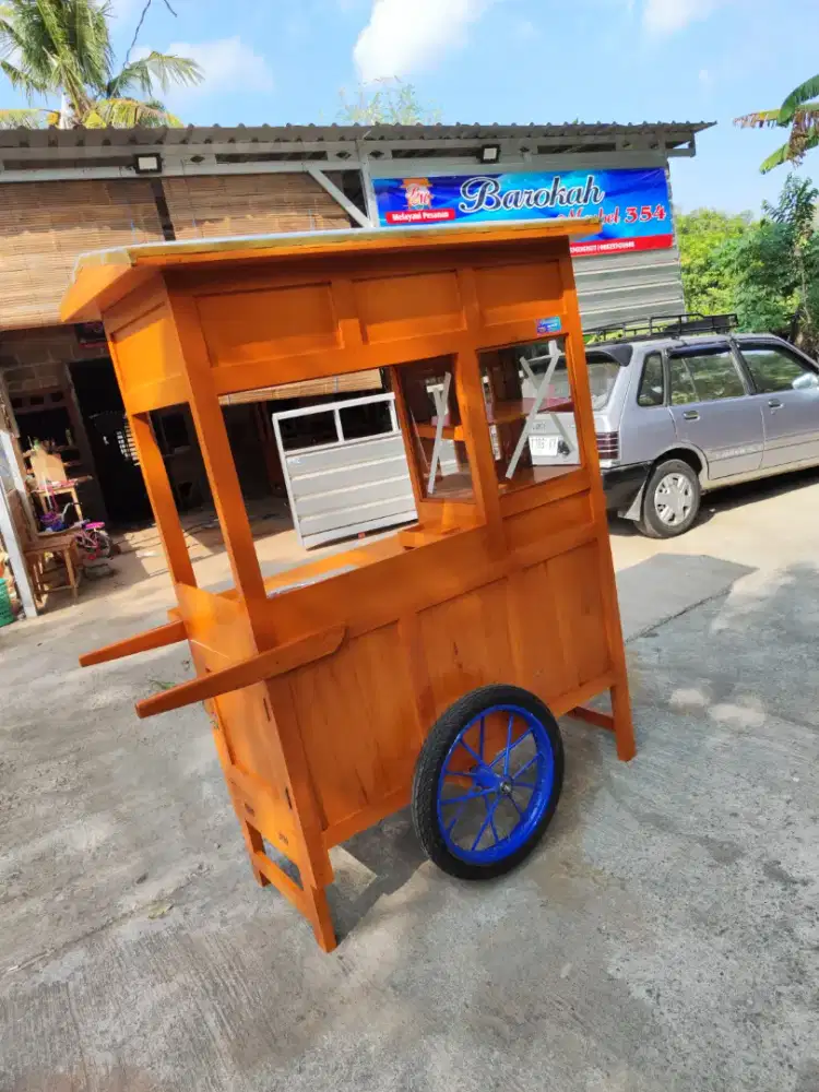 Gerobak Angkringan Bakso Mie Ayam PeceL Bubur Sate Martabak Ronde dlL
