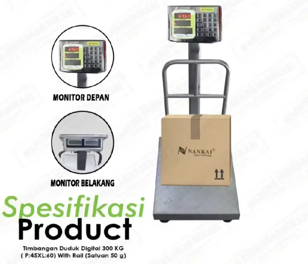 Nankai Timbangan Duduk Digital 150kg