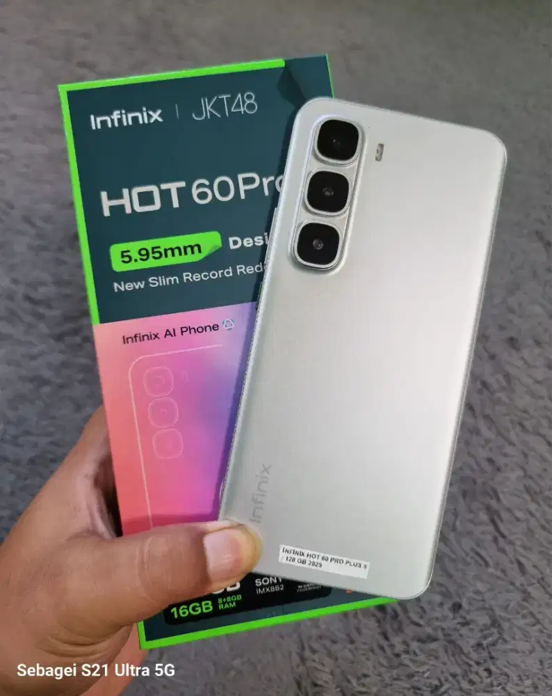Infinix Hot 60 Pro Plus NFC 16GB 8+8/128GB Murah Garansi-Lok Cicaheum