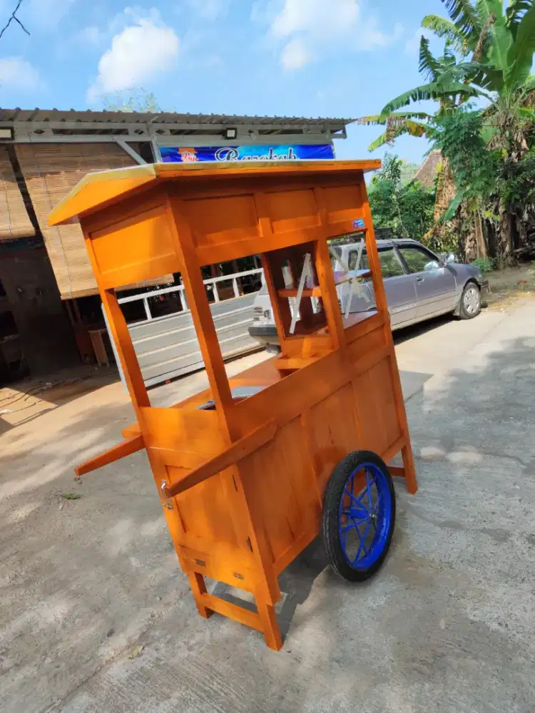 Gerobak Angkringan Bakso Mie Ayam PeceL Bubur Sate Martabak Ronde dlL