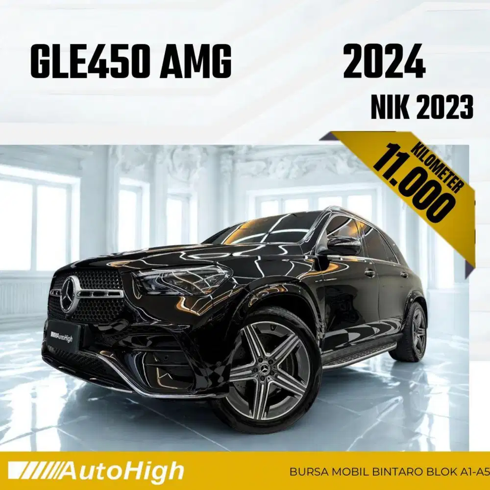 DP10% [Km11.000] GLE450 AMG 2023 Black / GLE 450 Reg 2024 #AUTOHIGH