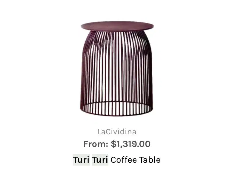 MEJA SUDUT COFFE TABLE