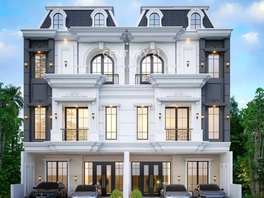 Dijual Rumah Brandnew Design American Classic Di Dalam Town House