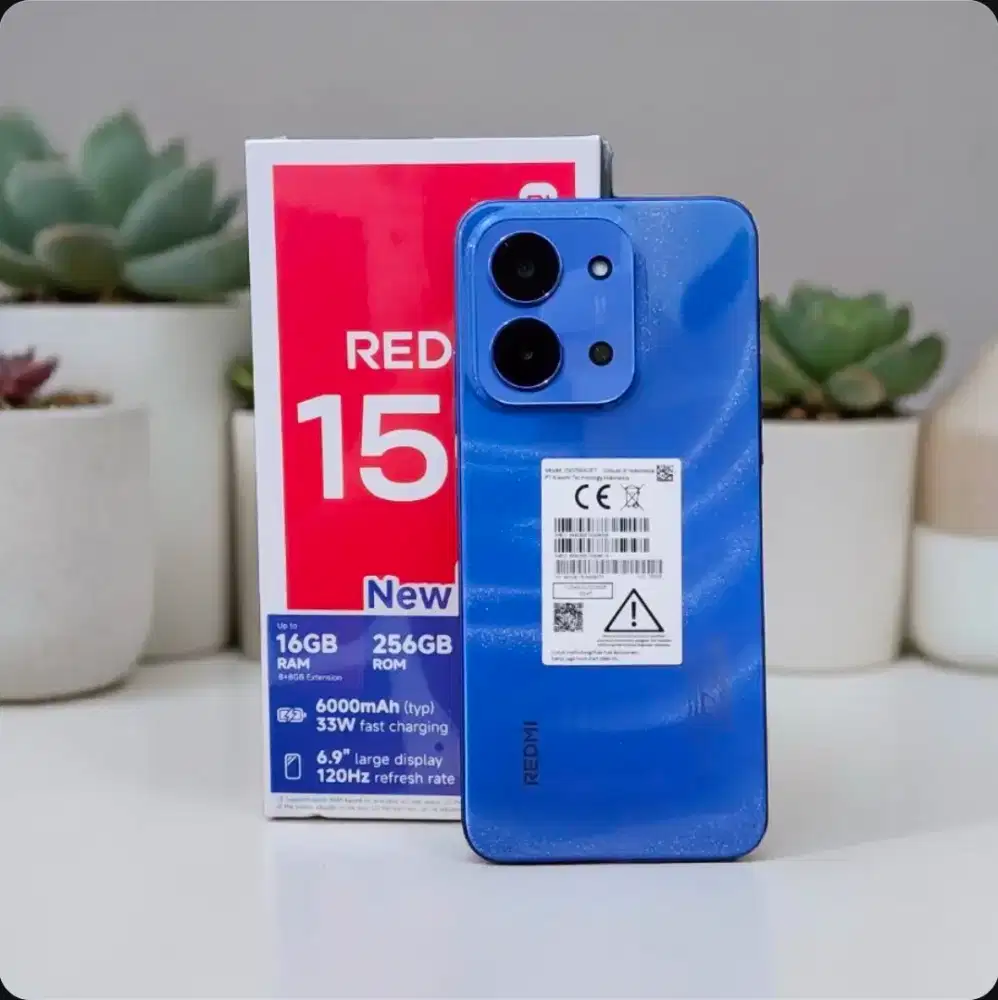 Ram 8+8 internal 256GB - Xiaomi Redmi 15C bening lengkap