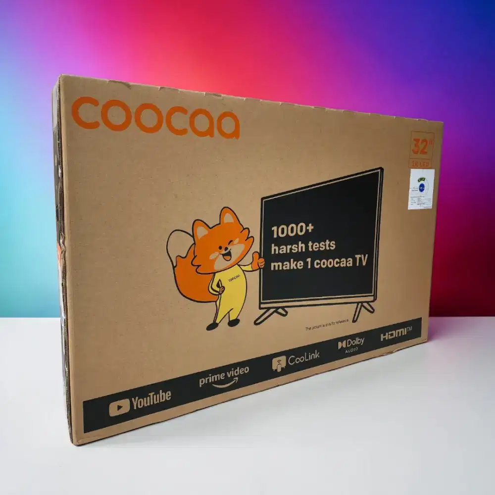TV Smart Coocaa 32 inci - masih BARU segel siap antar