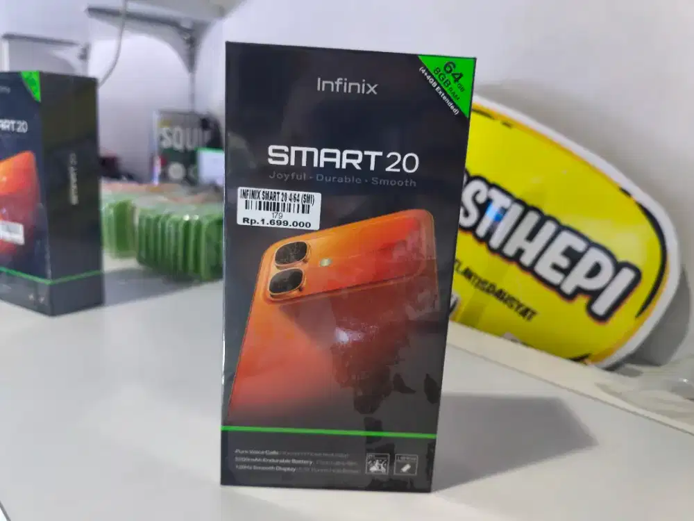 INFINIX SMART 20 RAM 4+4/64GB ATLANTIS DAHSYAT