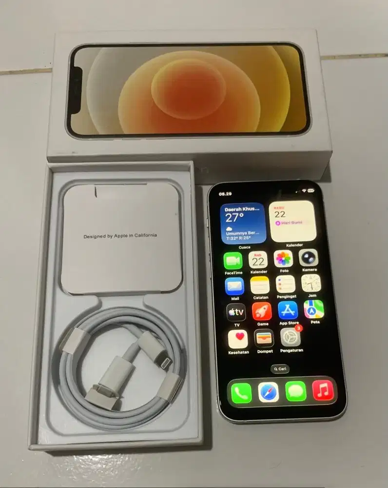 Iphone 12 mini 128 terdaftar bea cukai