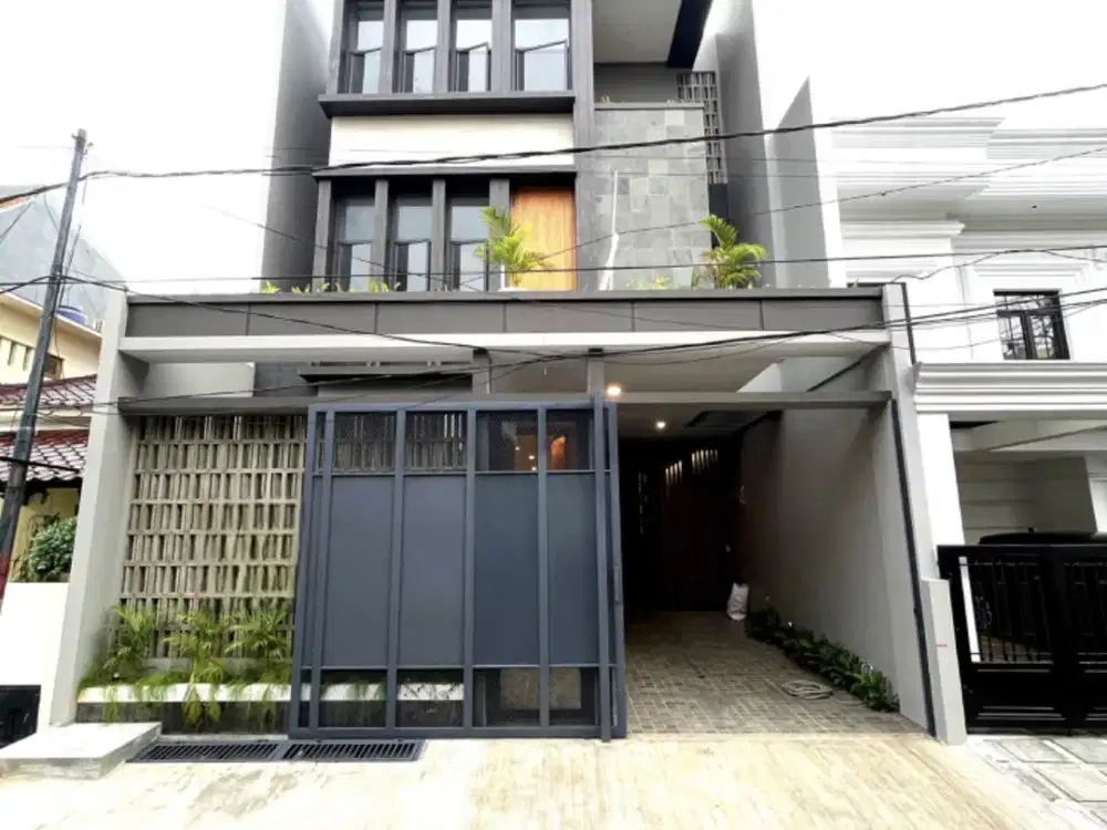 Rumah Baru 3 Lantai Pondok Indah – 4+1 KT, Modern, Siap Huni, Harga Nego