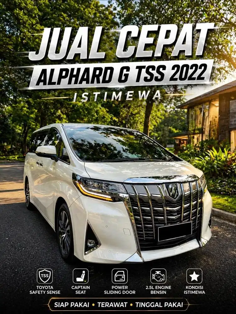 Toyota Alphard G ATPM Toyota Safety Sense 2022
