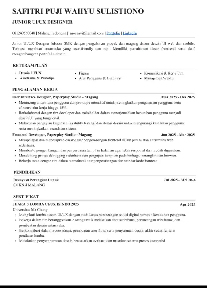 Cari Pekerjaan Admin || UI/UX Designer || Graphic Design