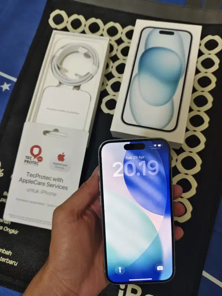 Jual Iphone 15 128GB full new original ibox