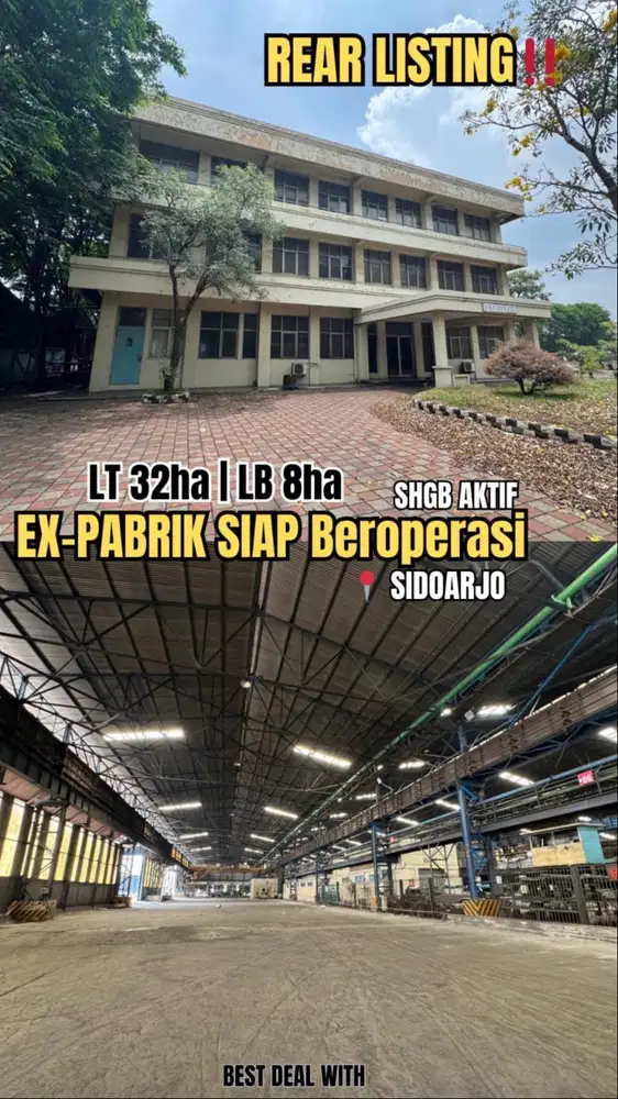 DIJUAL TERMURAH EX PABRIK LENGKAP HEAVY DUTY DI SEPANJANG SIDOARJO!